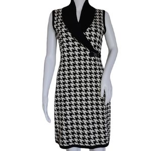 Calvin klein knitted Houndstooth dress.